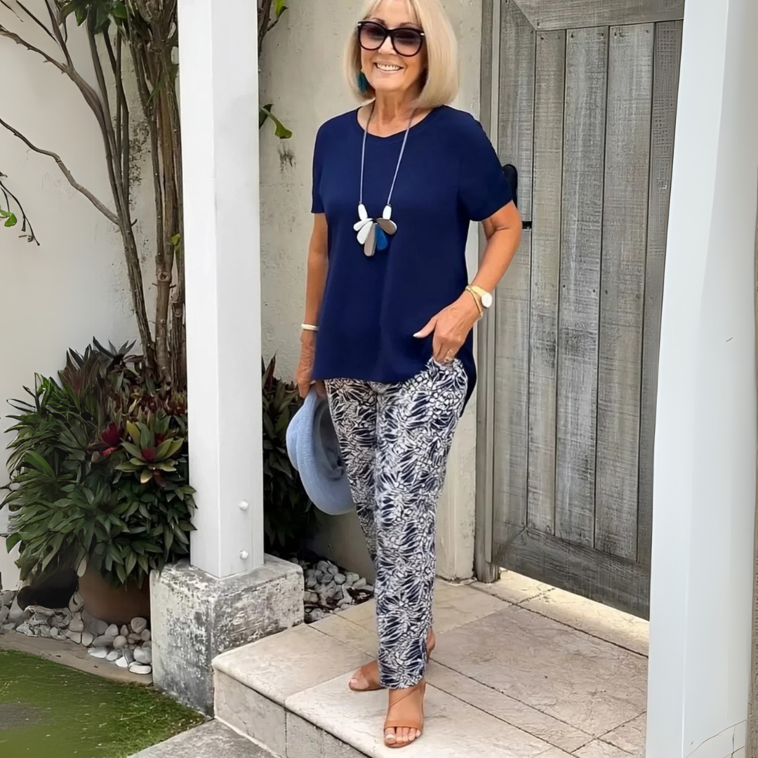 constance | elegante tweedelige set met gestructureerde pasvorm