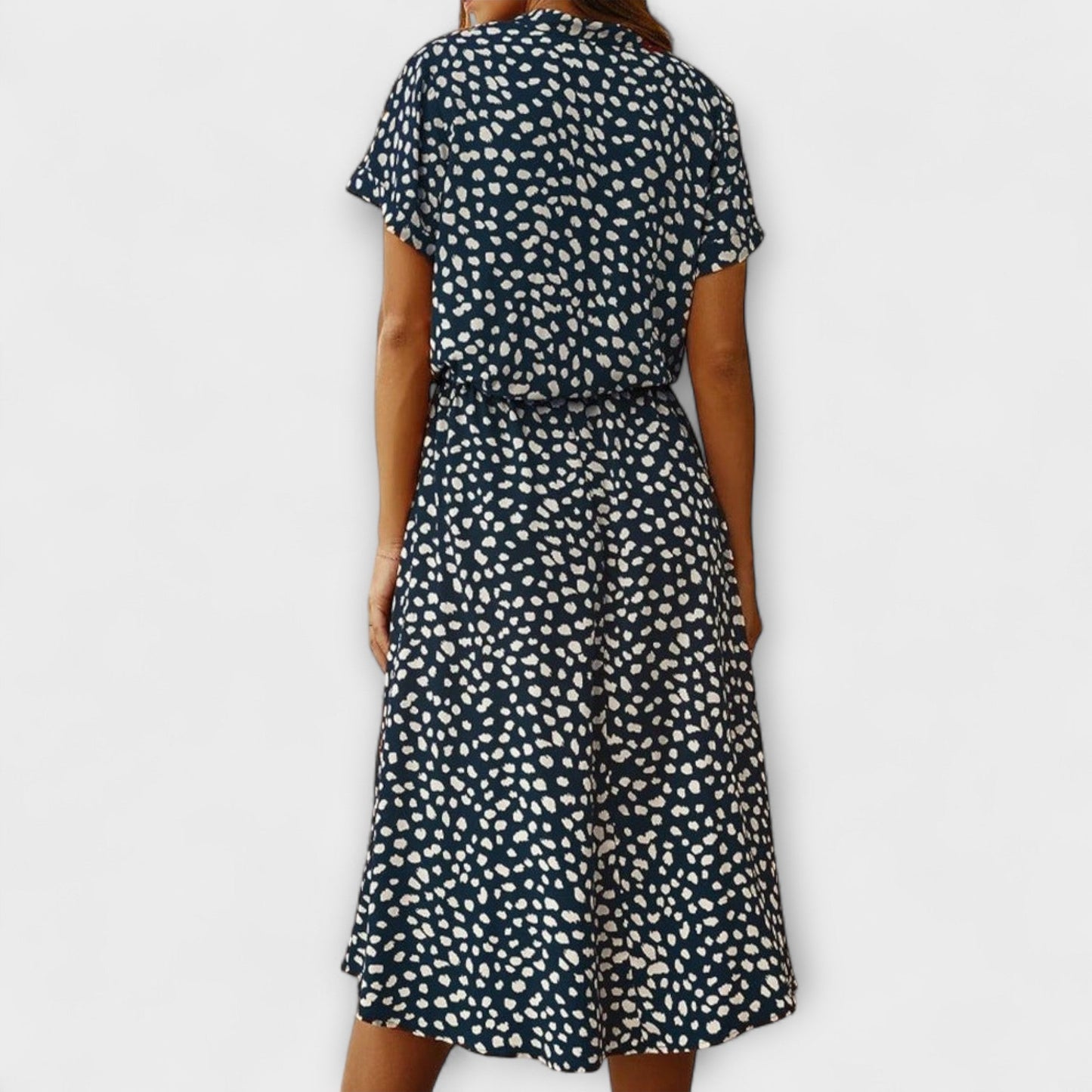 Florine - Midi Jurk met Elegante Pasvorm