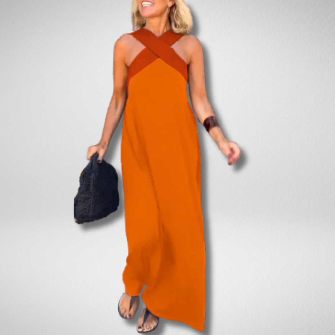 Nyra – Halter Maxi-jurk