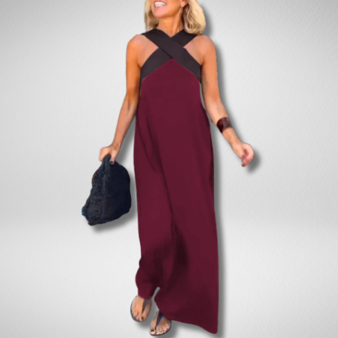 Nyra – Halter Maxi-jurk