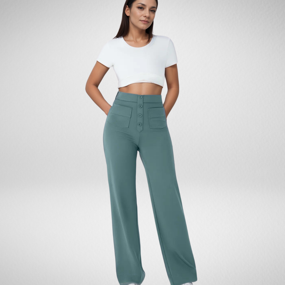Elsa | Trendy Hoge Taille Sculpt Broek