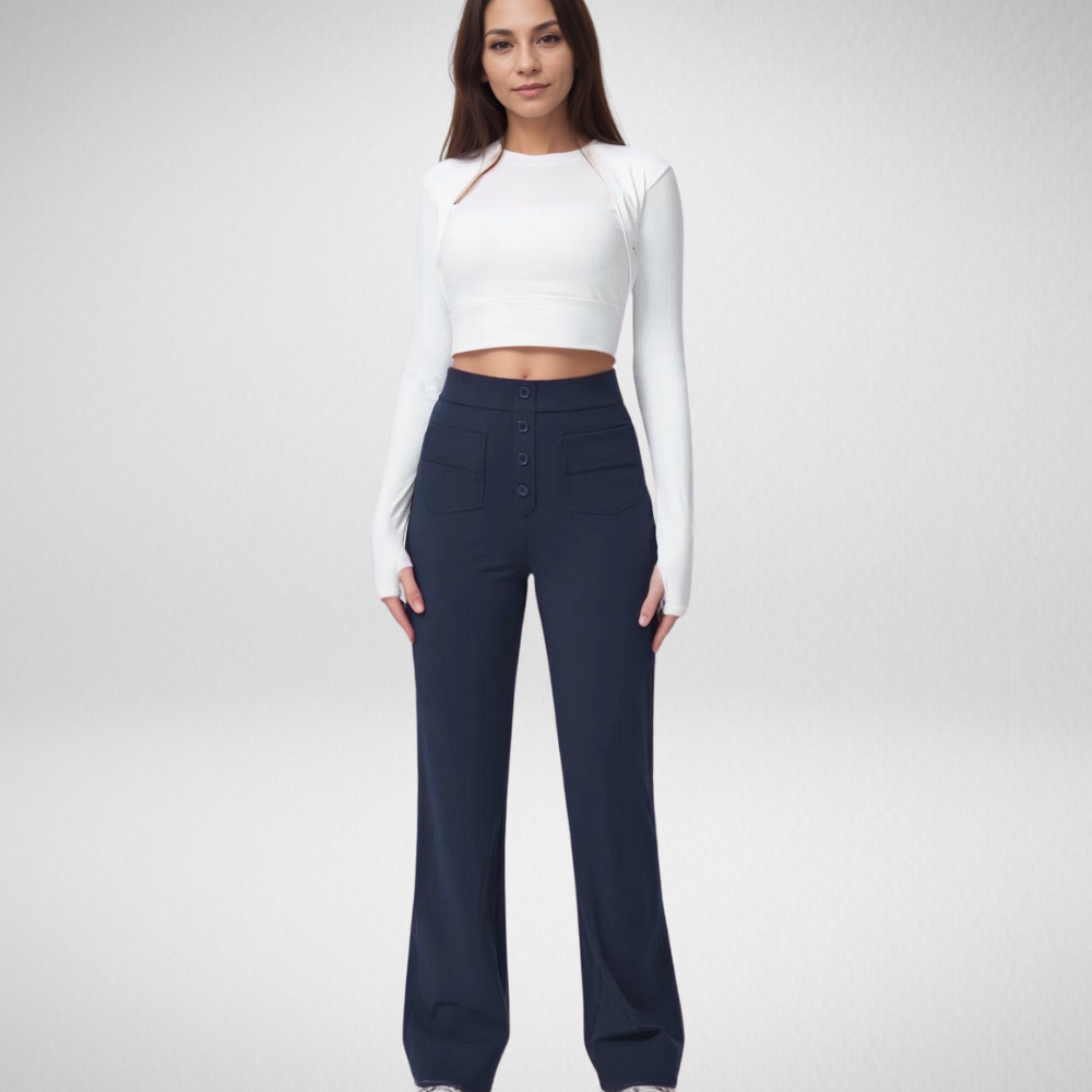 Elsa | Trendy Hoge Taille Sculpt Broek