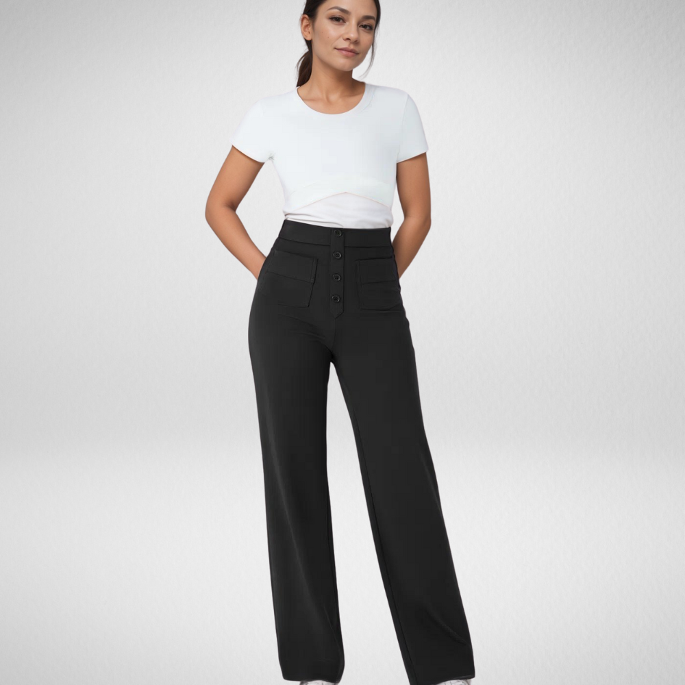 Elsa | Trendy Hoge Taille Sculpt Broek