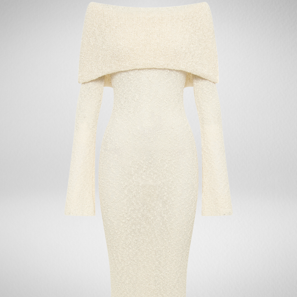 Marisol Off-Shoulder Jurk.