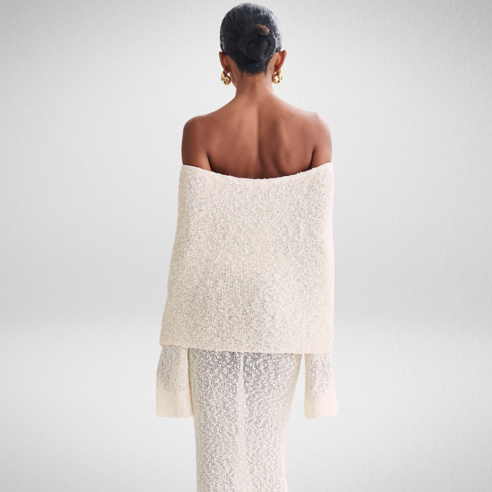 Marisol Off-Shoulder Jurk.