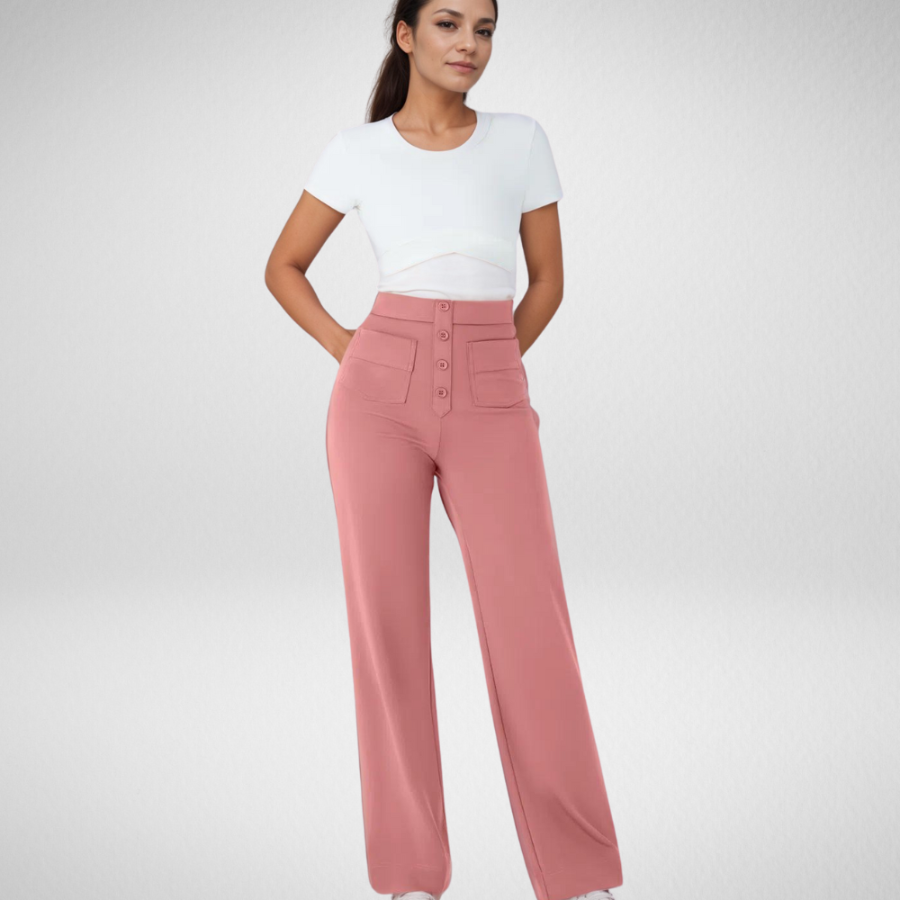 Elsa | Trendy Hoge Taille Sculpt Broek