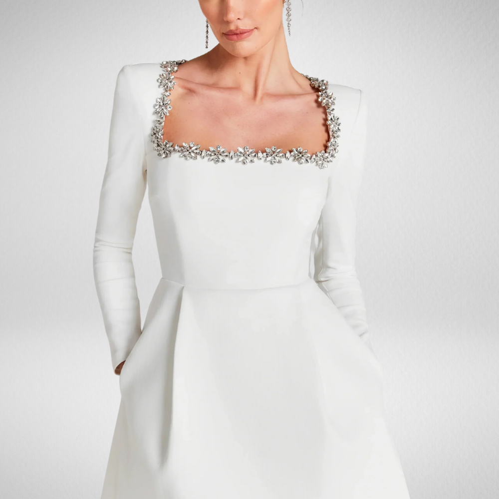 Fleur de Velours Lange Mouwen Jurk
