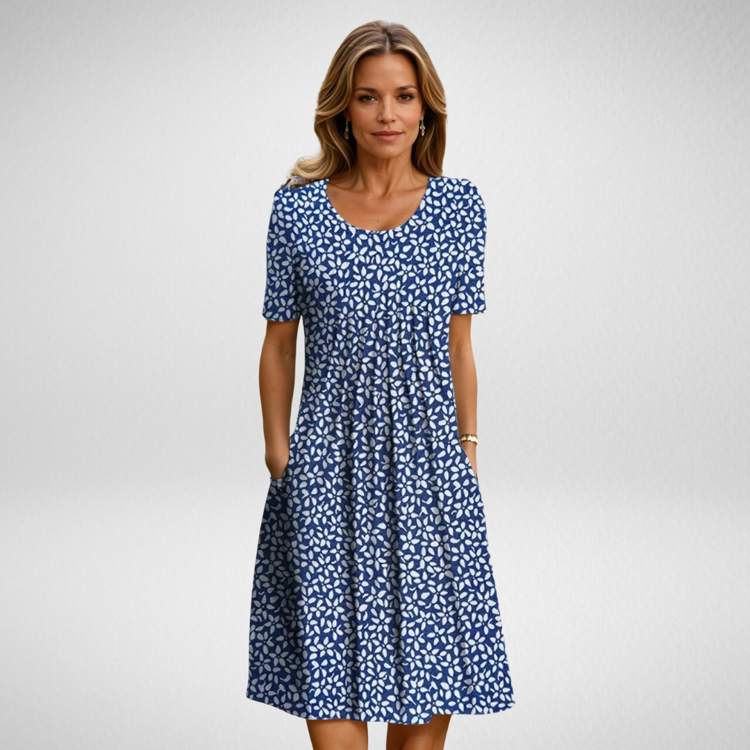 MARGA | ELEGANTE JURK MET BUIKBEDDEKKING