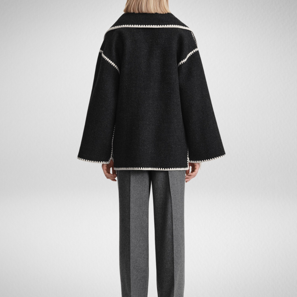 Maeve Elegante Scarf Coat