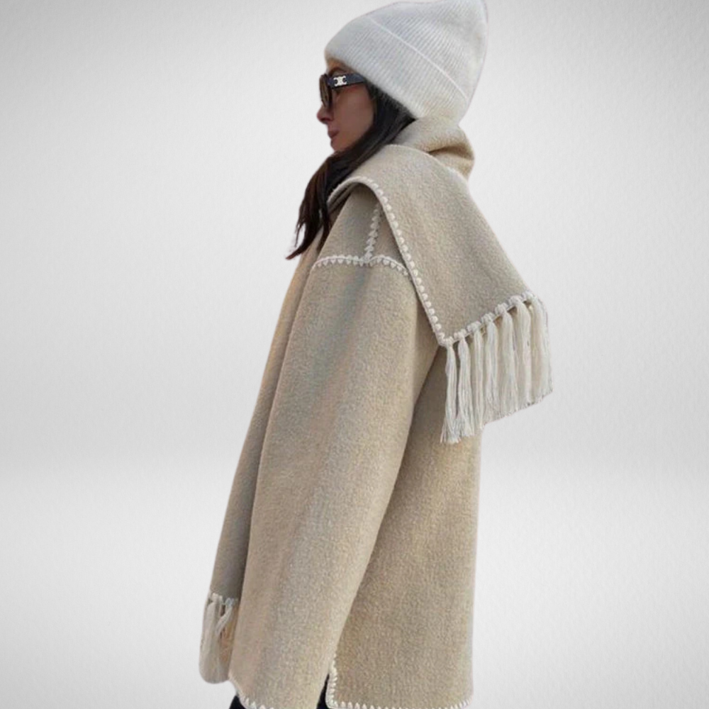 Maeve Elegante Scarf Coat