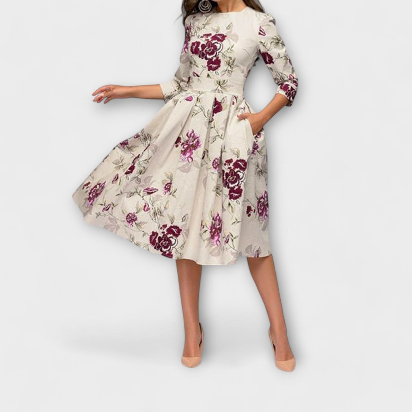 Elegante knielange jurk