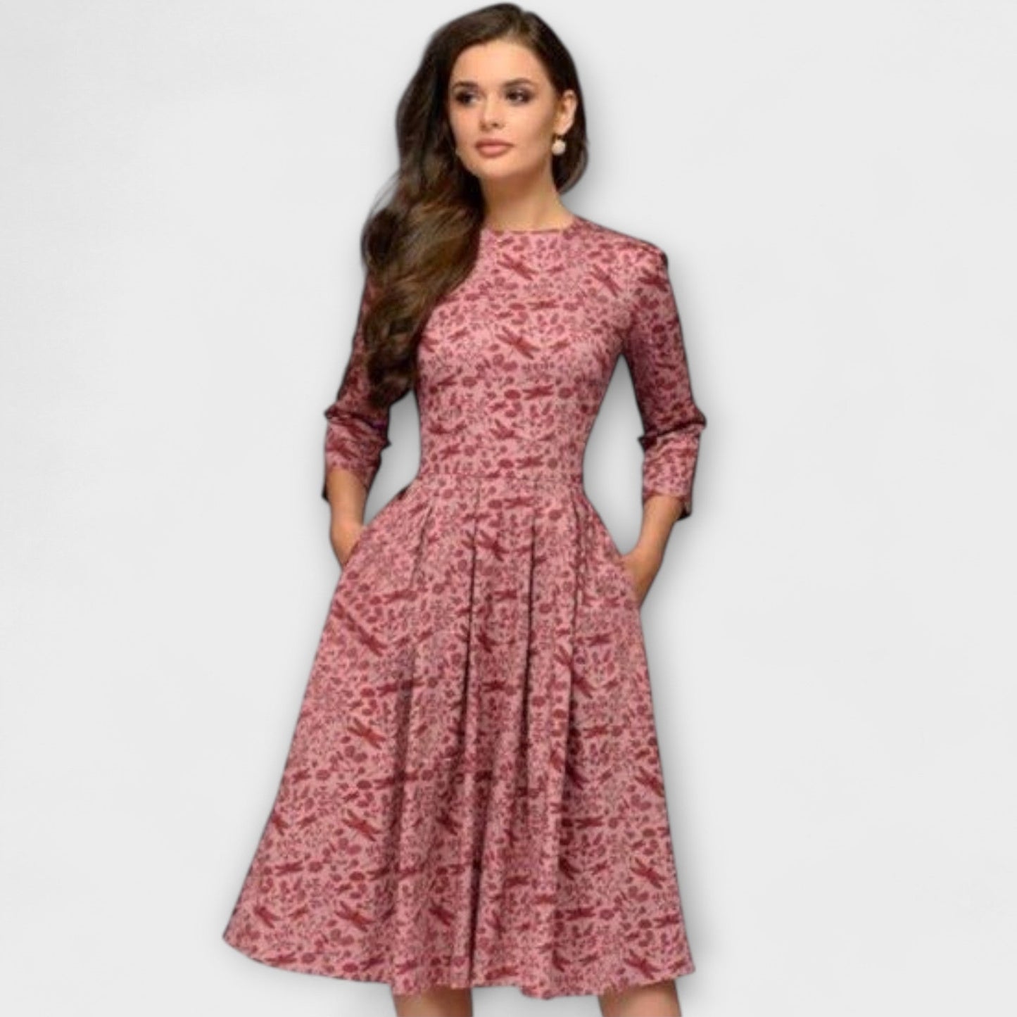 Elegante knielange jurk