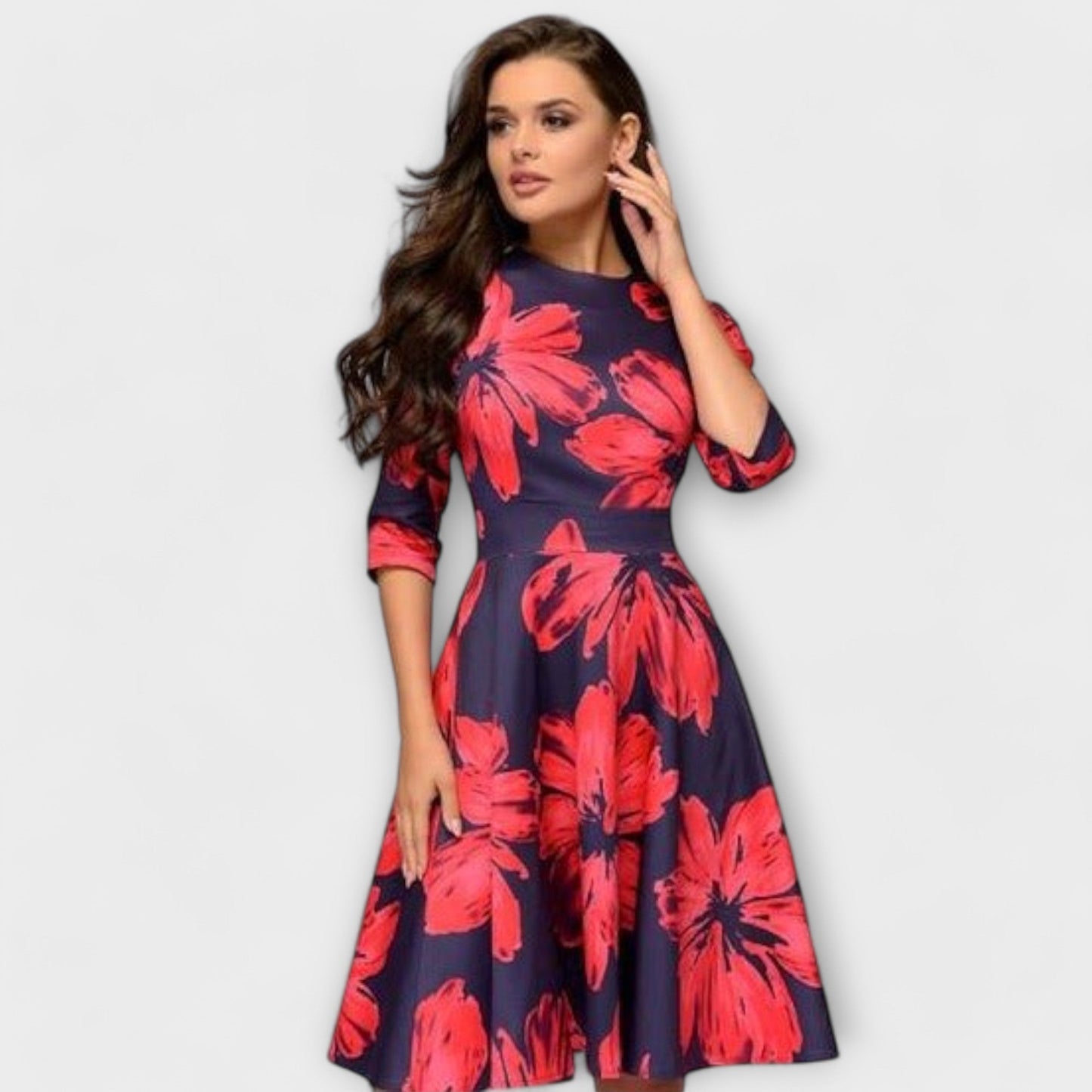 Elegante knielange jurk