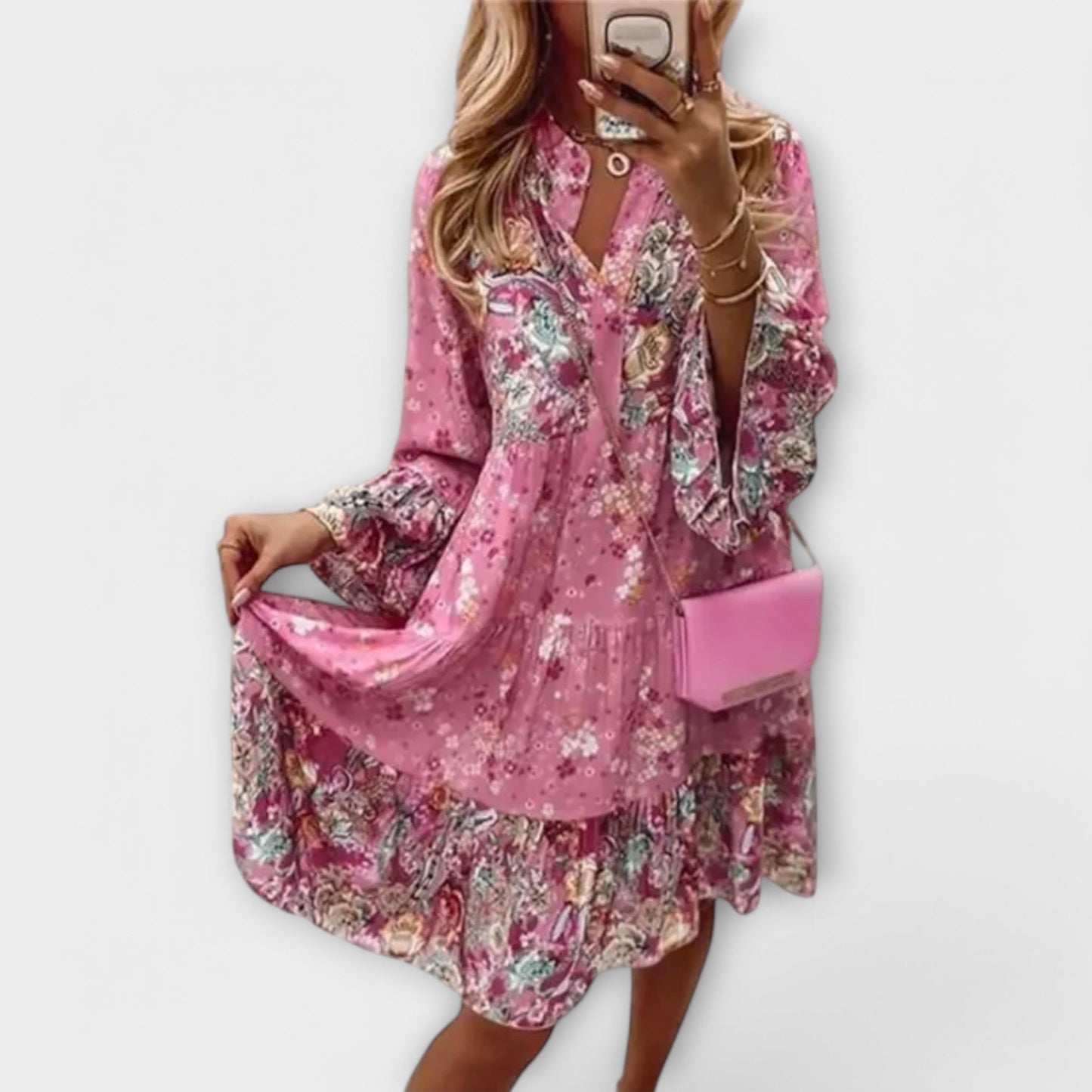 Valer - Zomer Boho A-Lijn Jurk