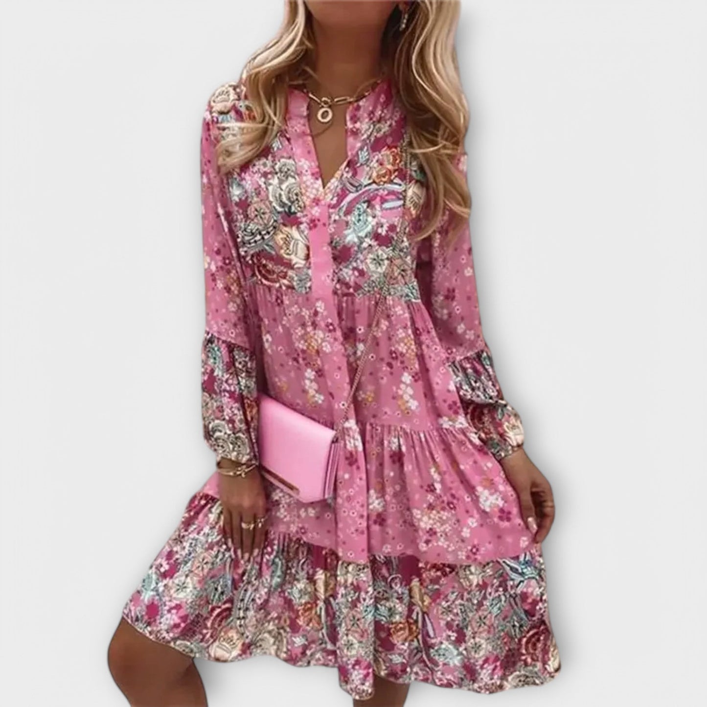 Valer - Zomer Boho A-Lijn Jurk
