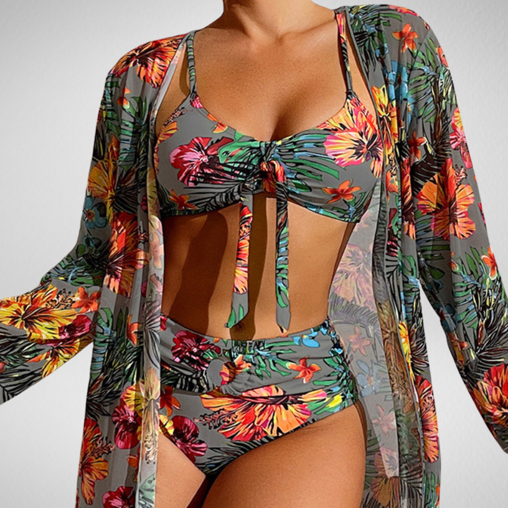 Glenda - Bikini met Bloemenrok
