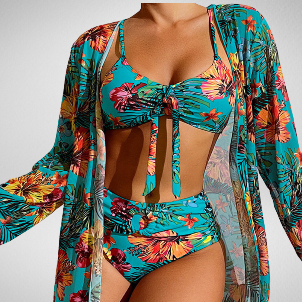 Glenda - Bikini met Bloemenrok