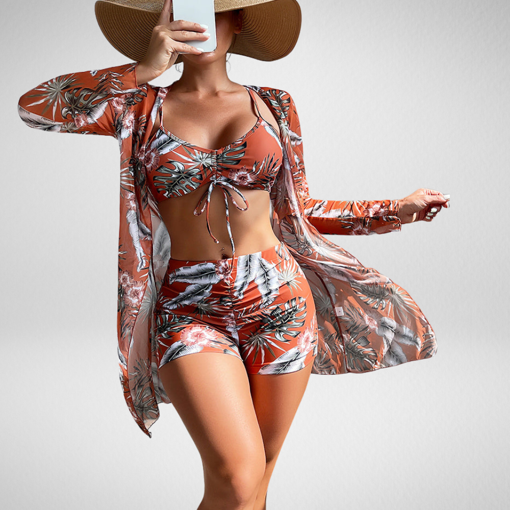 Fleurenlisa® | 3-Delige Bikini Set met Print