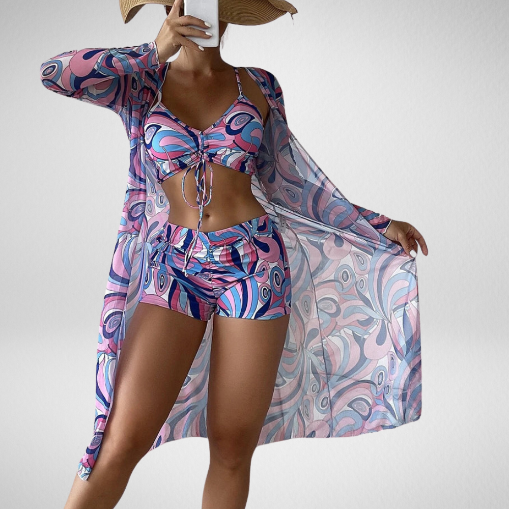 Fleurenlisa® | 3-Delige Bikini Set met Print