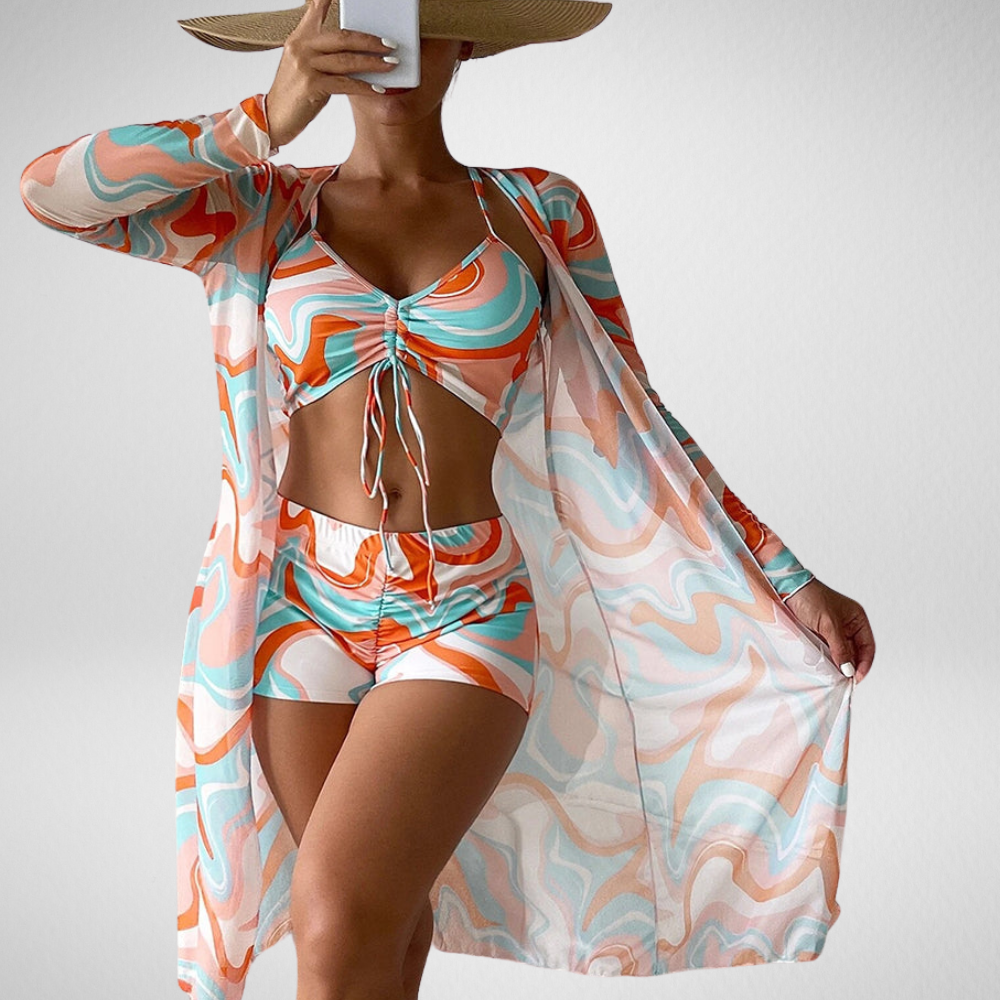 Fleurenlisa® | 3-Delige Bikini Set met Print