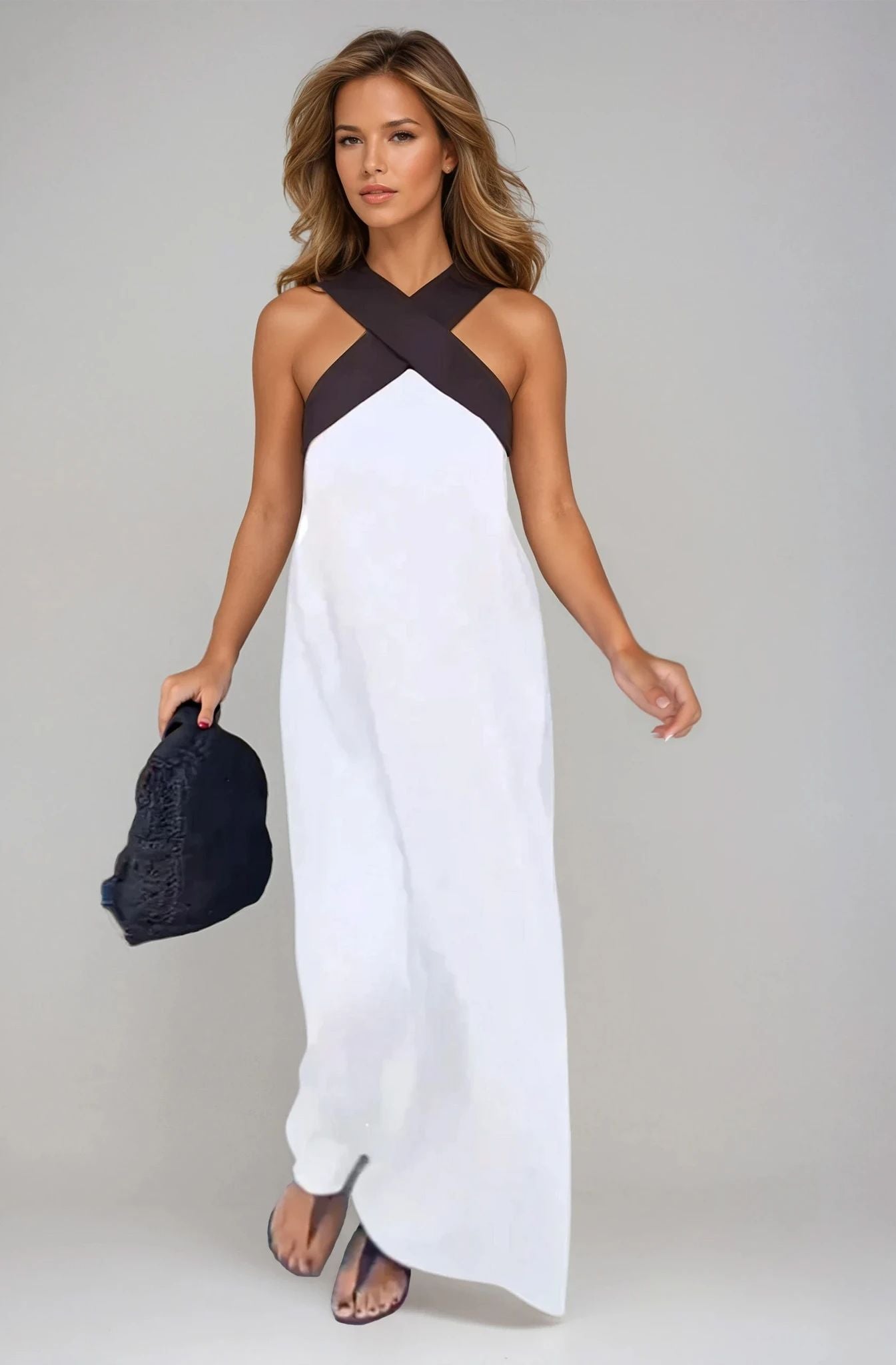 Nyra – Halter Maxi-jurk