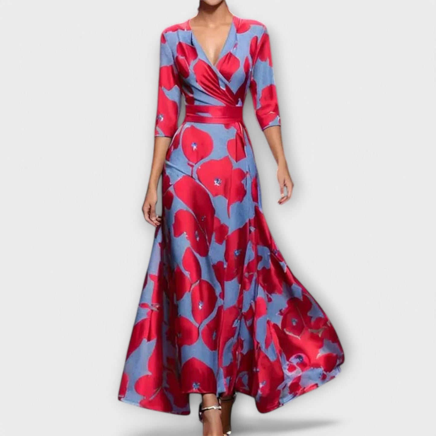 Charlotte - Elegante Mouwen Design Damesjurk