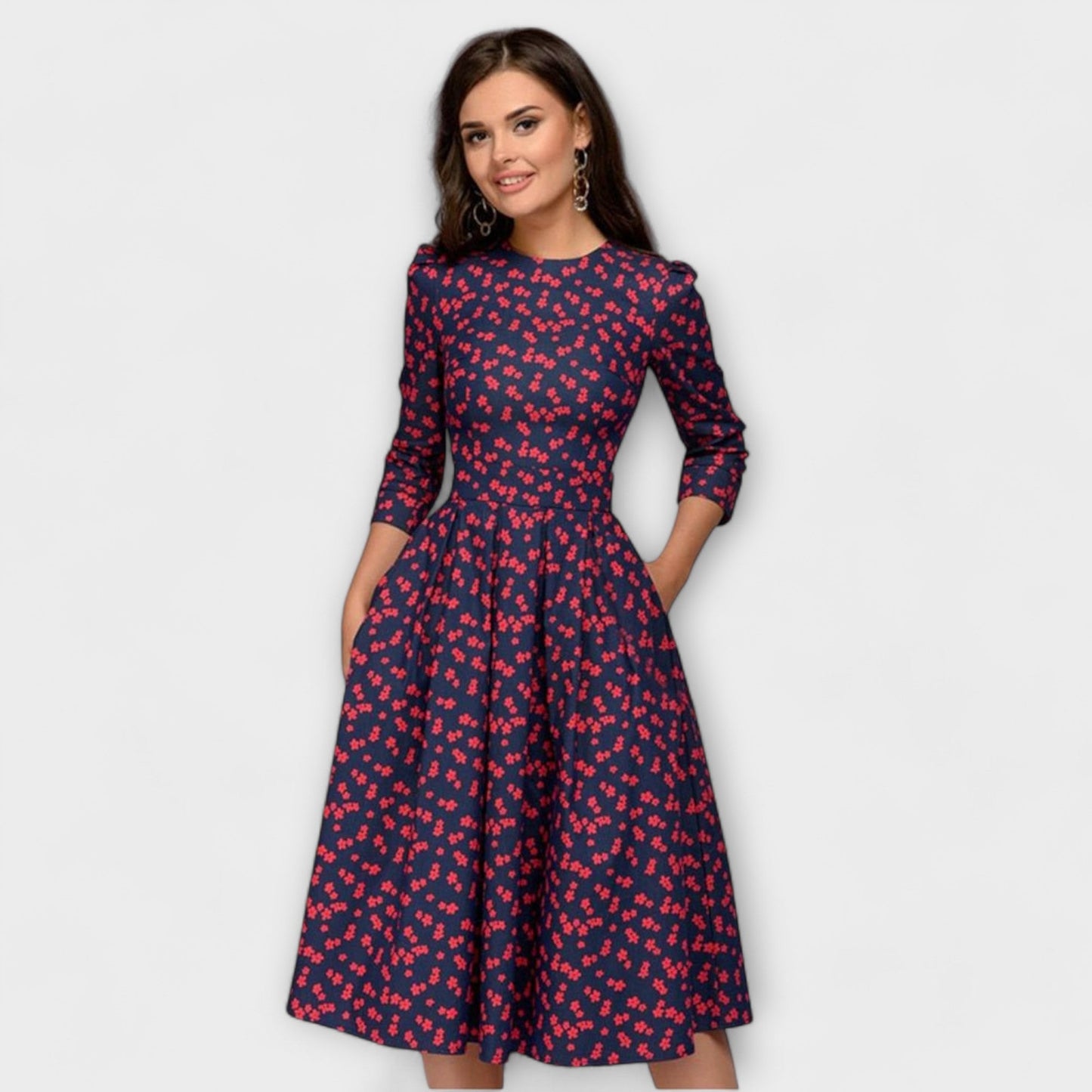 Elegante knielange jurk