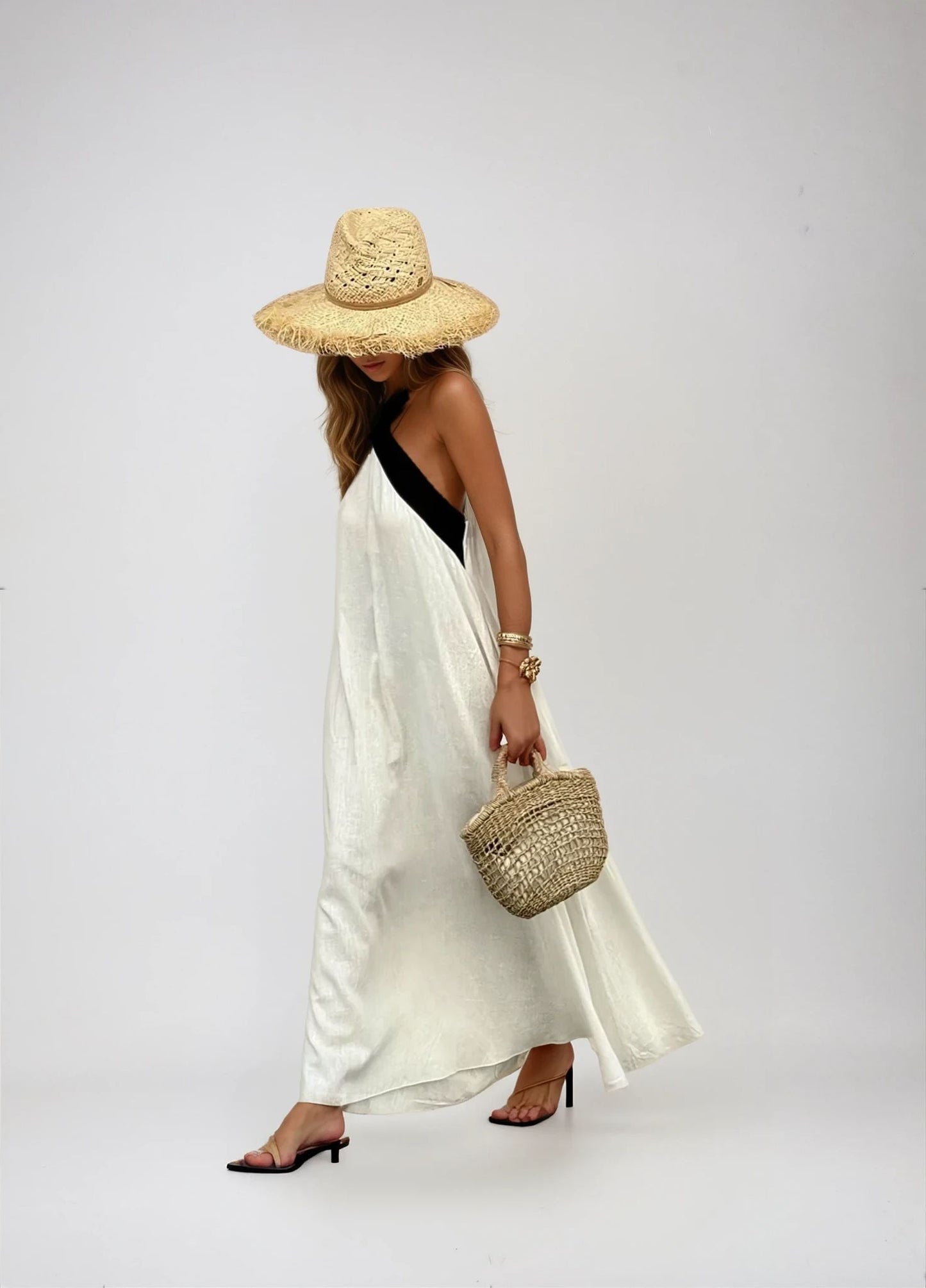 Nyra – Halter Maxi-jurk