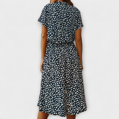Florine - Midi Jurk met Elegante Pasvorm