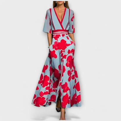 Elise - Elegante gebloemde jurk