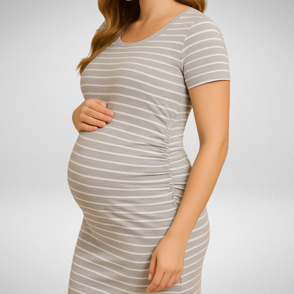 Liva Zwangerschapsjurk met Ruches