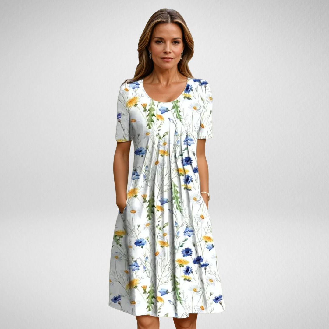 MARGA | ELEGANTE JURK MET BUIKBEDDEKKING