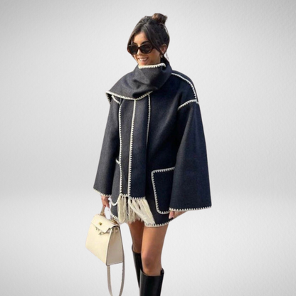 Maeve Elegante Scarf Coat