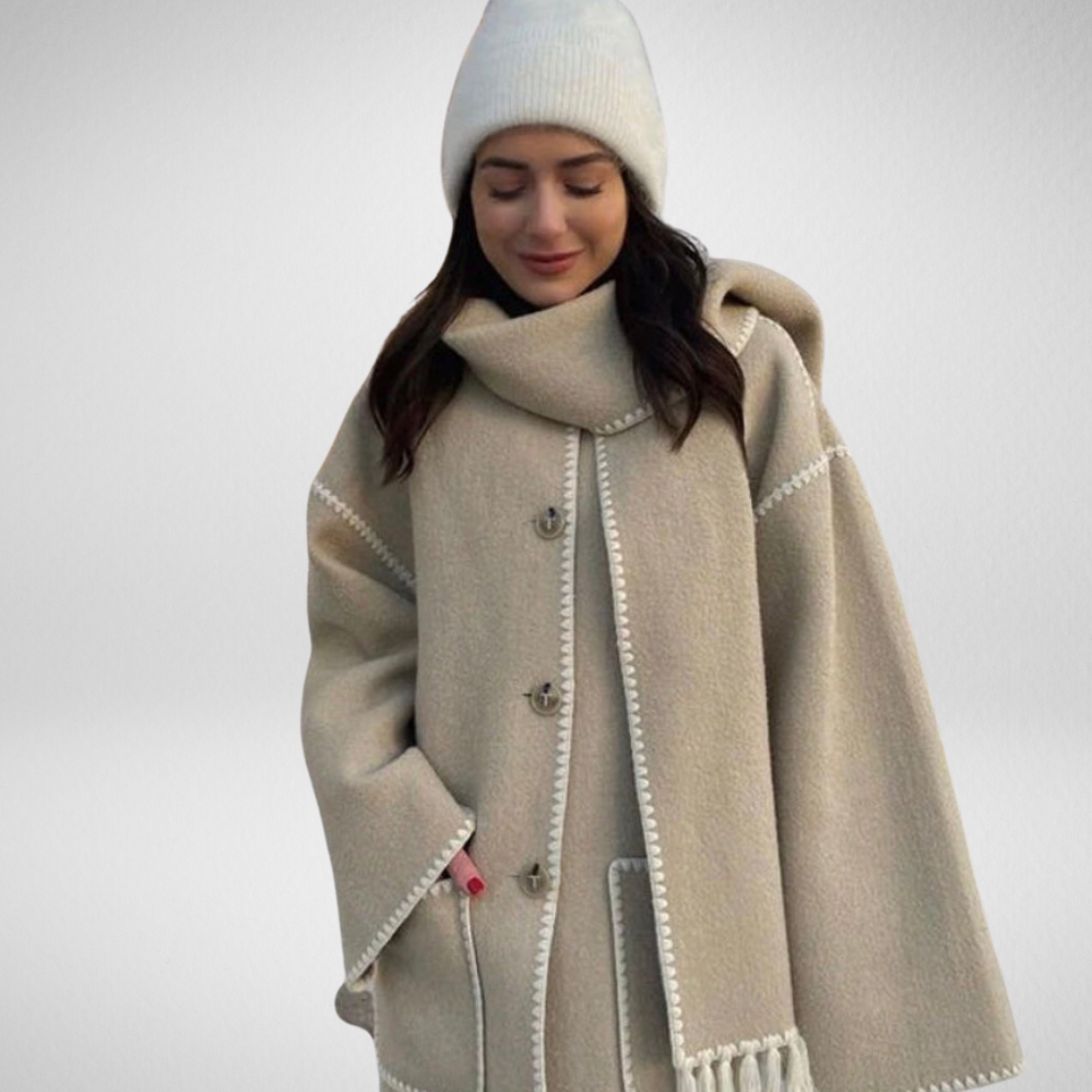 Maeve Elegante Scarf Coat