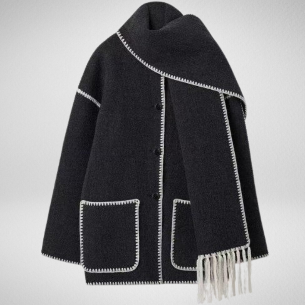 Maeve Elegante Scarf Coat