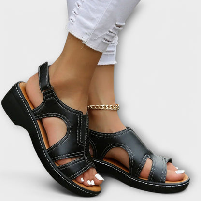 Christina - Orthopedische Leren Sandalen met Comforthak