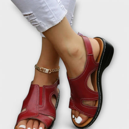 Christina - Orthopedische Leren Sandalen met Comforthak