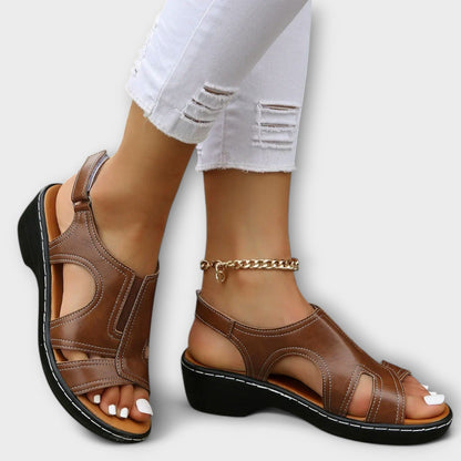 Christina - Orthopedische Leren Sandalen met Comforthak
