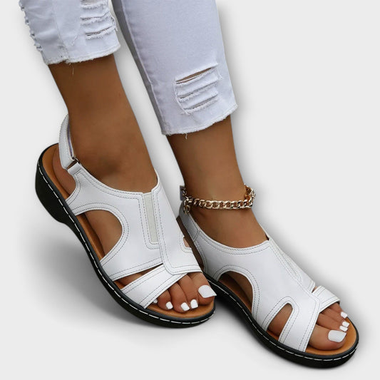 Christina - Orthopedische Leren Sandalen met Comforthak