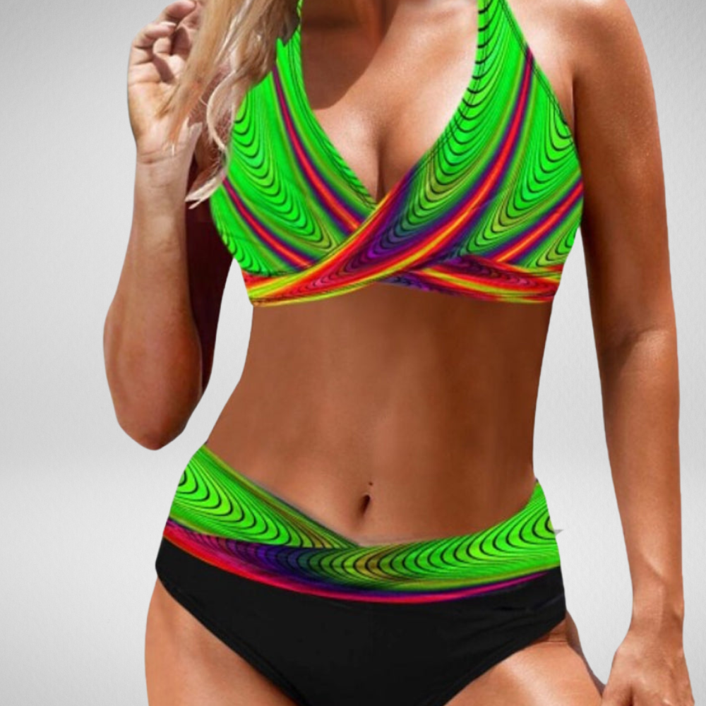Eva - Vrolijke Kleurrijke Bikini