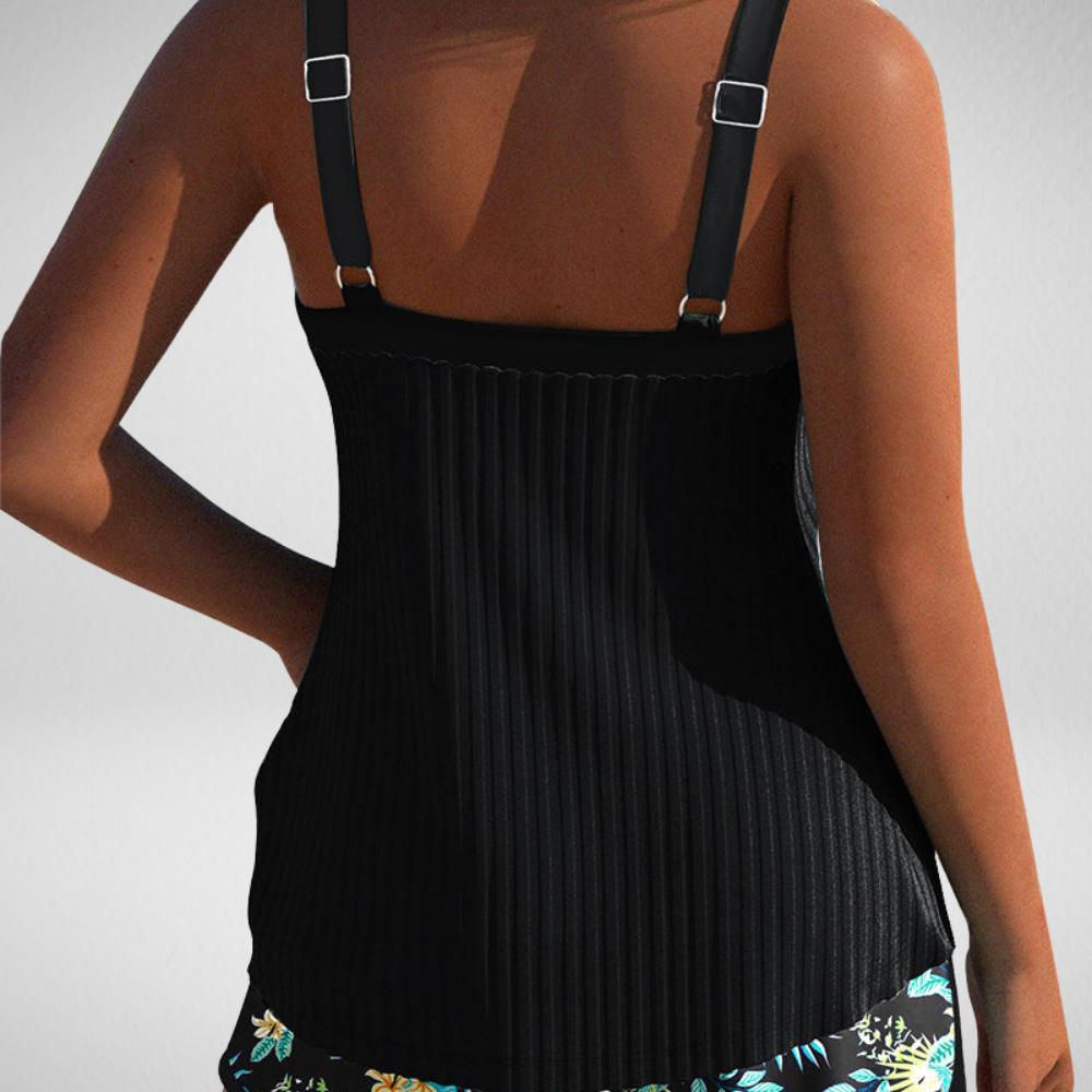 Fleurenlisa® | Tankini Gestreept met Tweedelig Strandbroekje