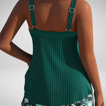 Fleurenlisa® | Tankini Gestreept met Tweedelig Strandbroekje