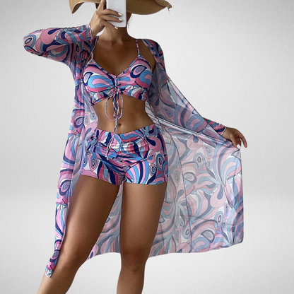 Fleurenlisa® | 3-Delige Bikini Set met Print