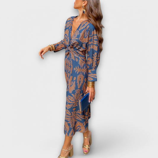 Elegante jurk met lange mouwen